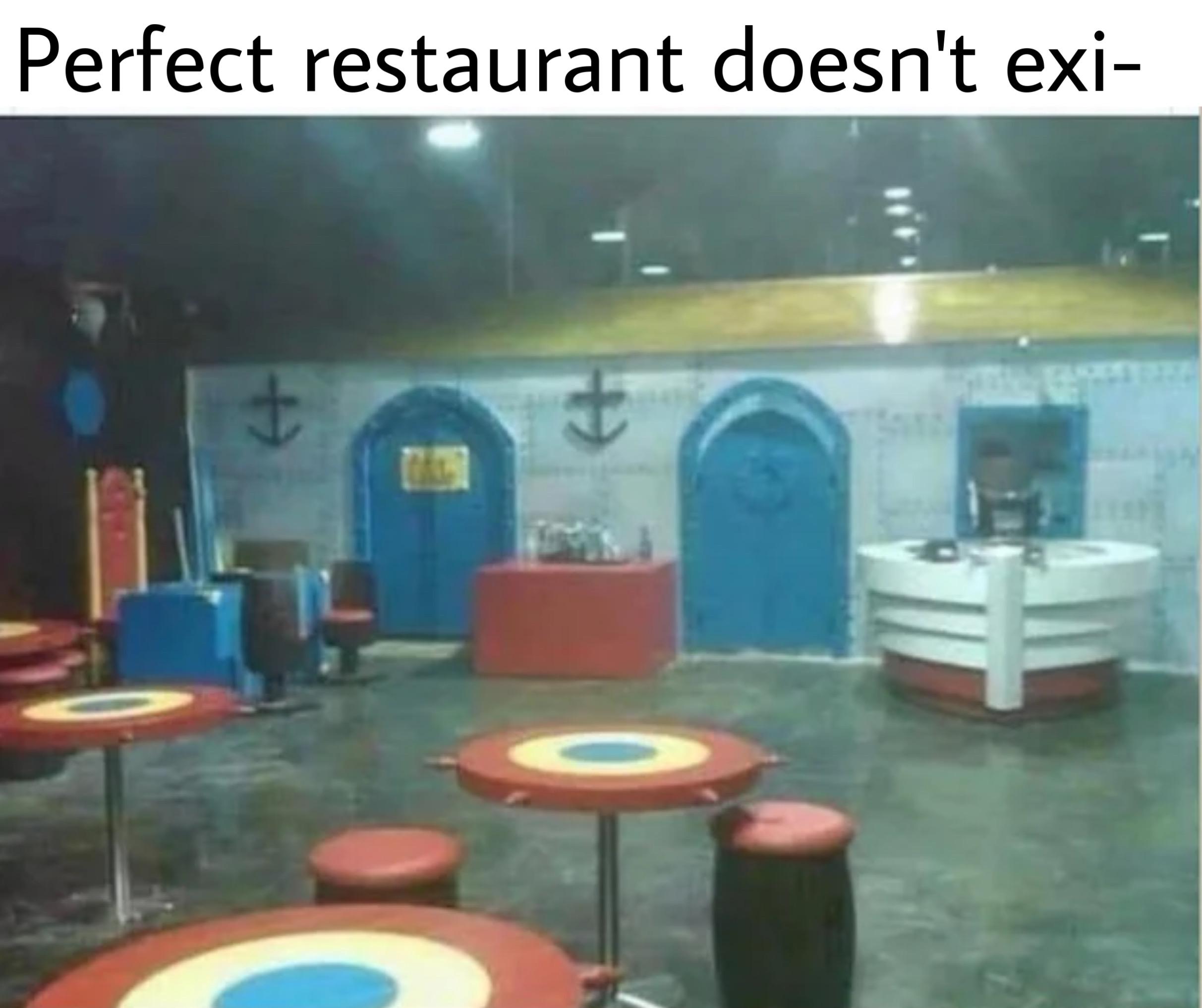 liminal spaces childhood - Perfect restaurant doesn't exi t t
