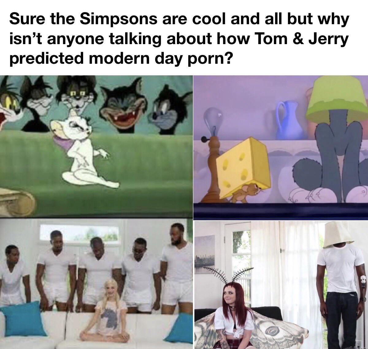 meme de piper perri - Sure the Simpsons are cool and all but why isn't anyone talking about how Tom & Jerry predicted modern day porn? c
