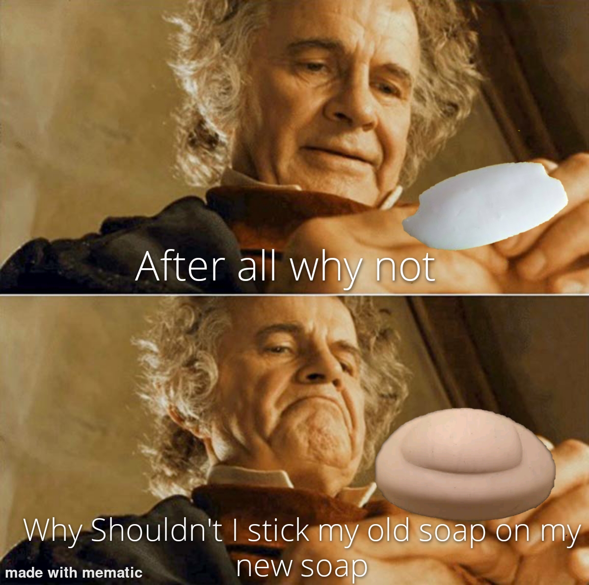 subnautica below zero memes - After all why not Why Shouldn't I stick my old soap on my new soap made with mematic