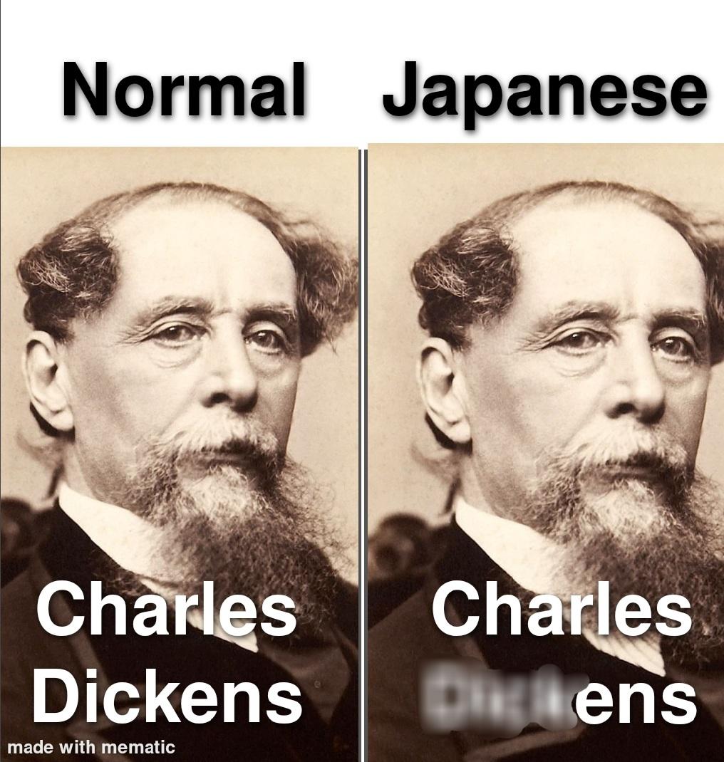 hunted down by charles dickens - Normal Japanese Charles Dickens Charles Diens made with mematic