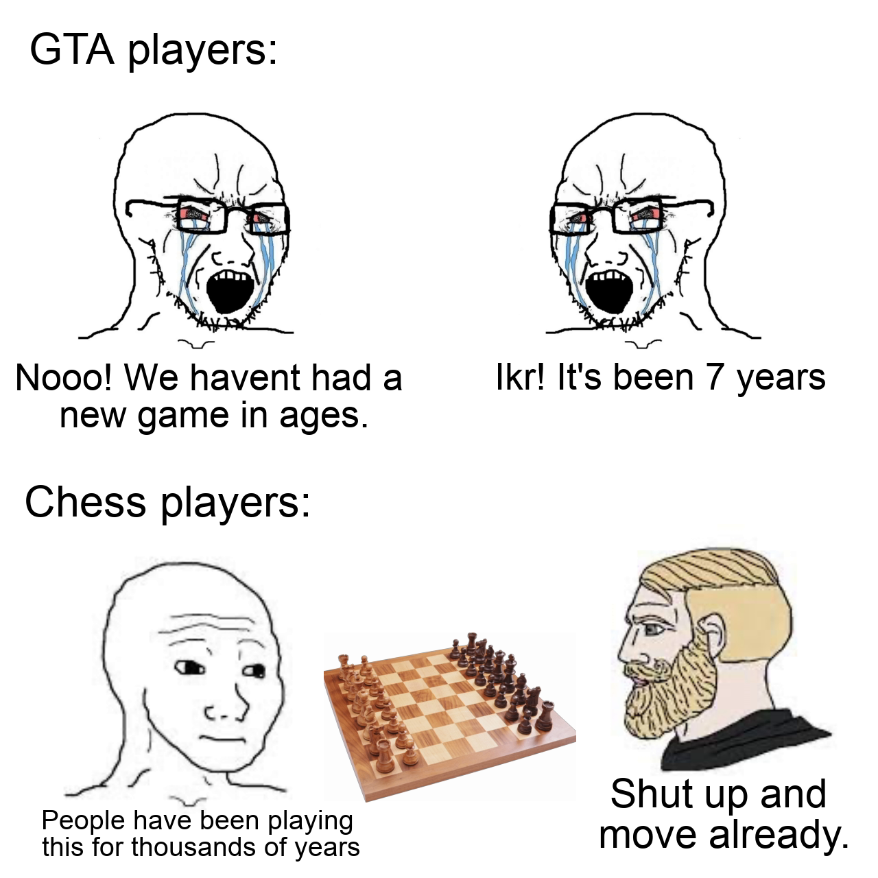 bloodhound non binary - Gta players Ikr! It's been 7 years Nooo! We havent had a new game in ages. Chess players People have been playing this for thousands of years Shut up and move already.