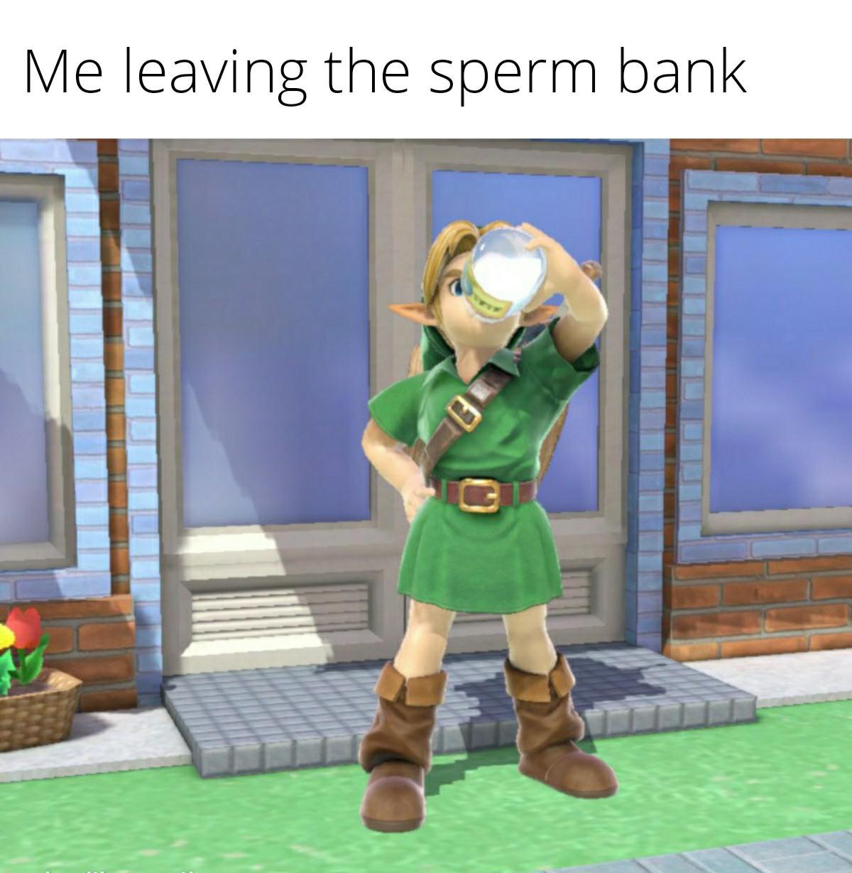 games - Me leaving the sperm bank G