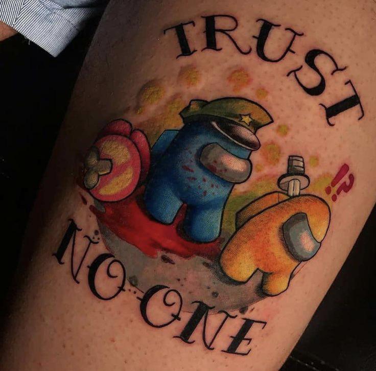 among us imposter tattoo - Tru No One