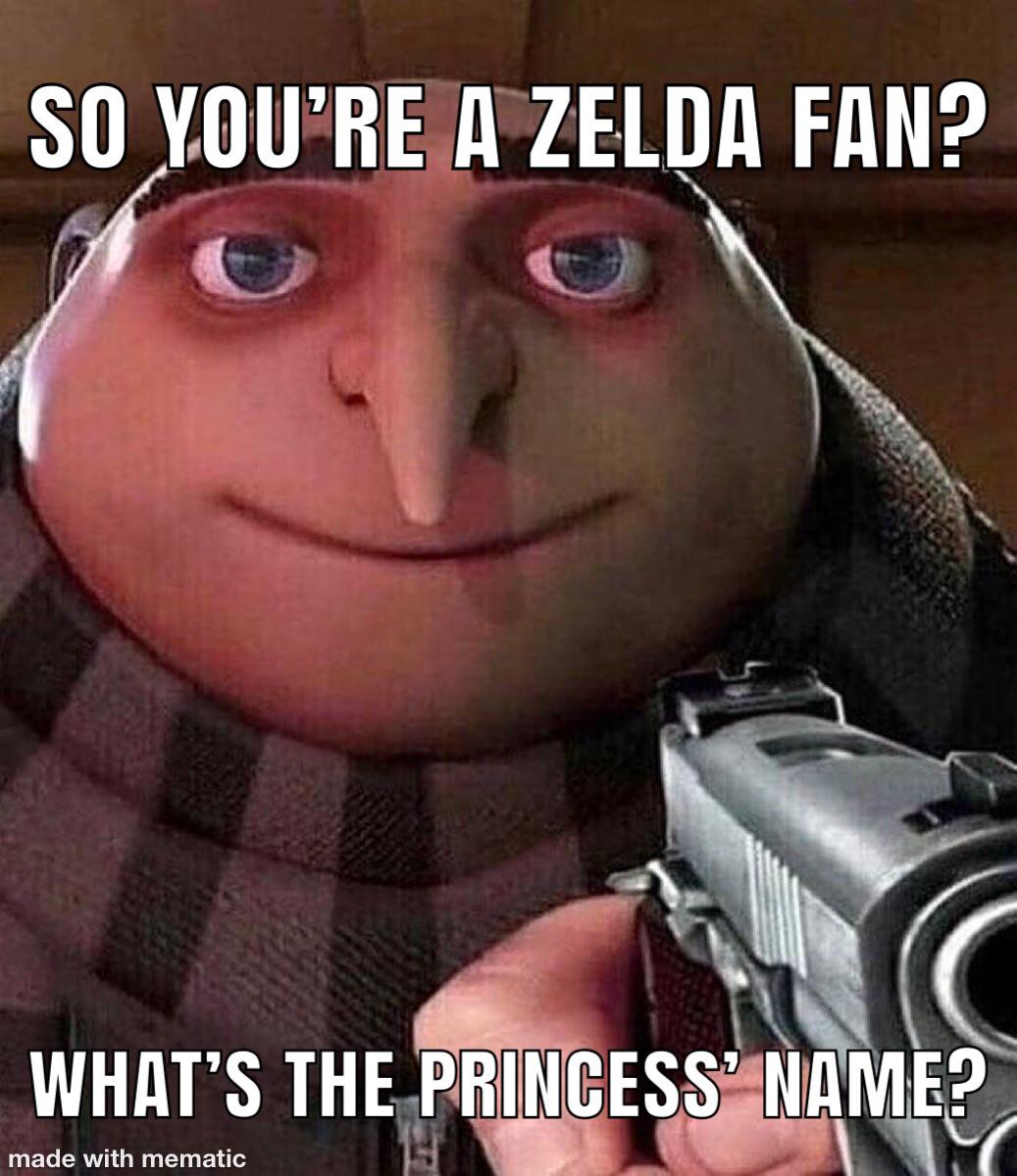 old zealand meme - So You'Re A Zelda Fan? What'S The Princess' Name? made with mematic