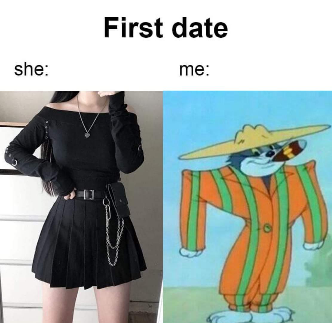 First date she me