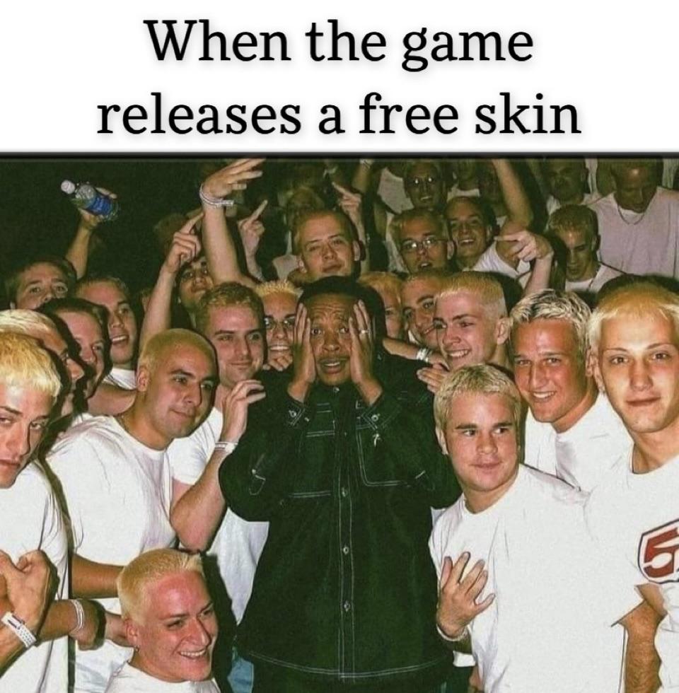 dr dre and slim shady - When the game releases a free skin G