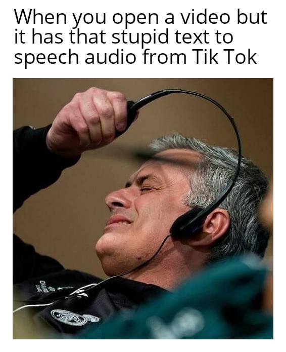 sterling diving memes - When you open a video but it has that stupid text to speech audio from Tik Tok Dev