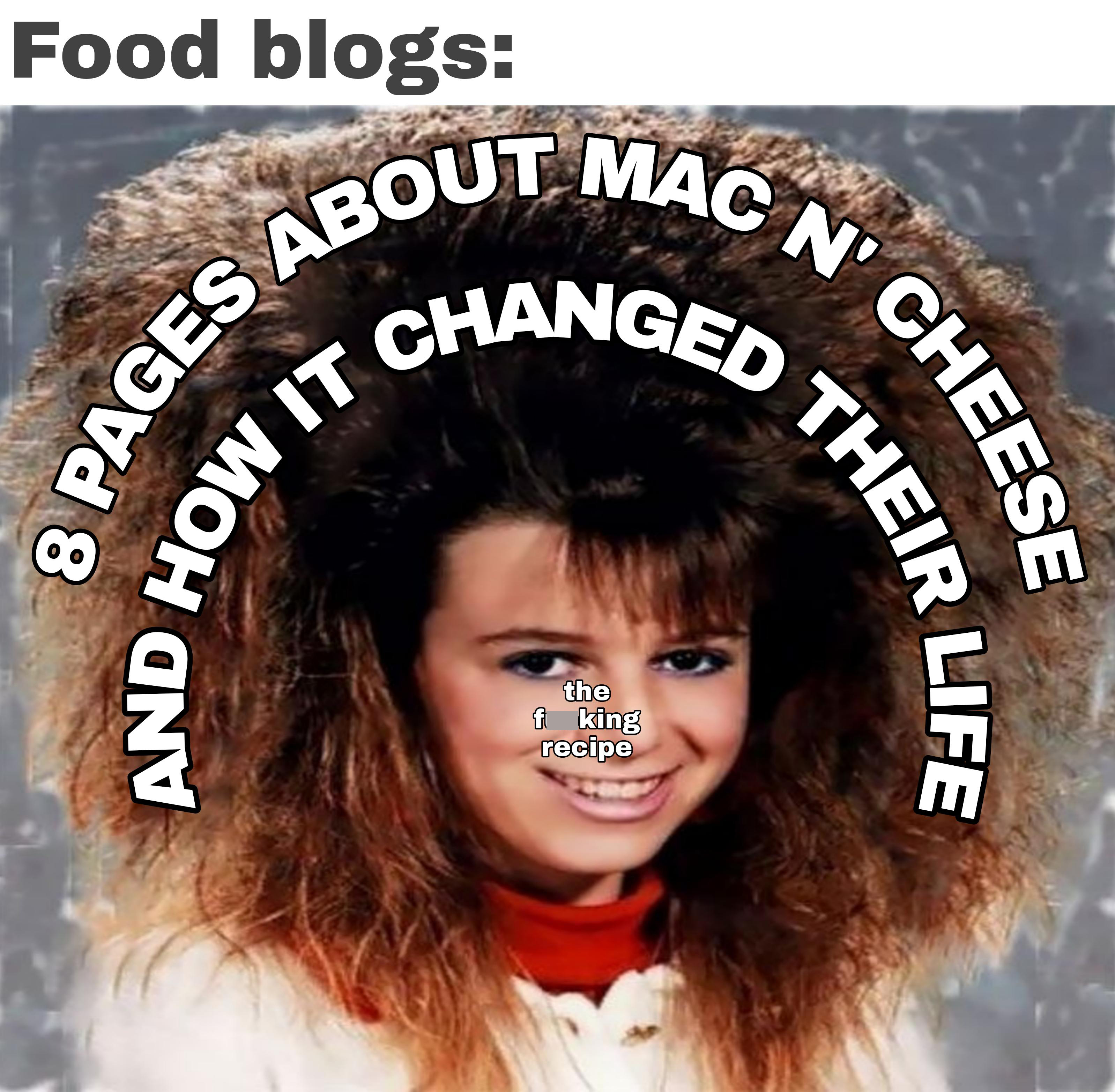 ahit - Food blogs Pages About, Mac N' Chees Changed 8 And How It Their the f king recipe Life