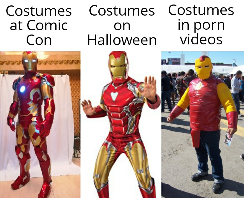 superhero - Costumes at Comic Con Costumes Costumes on Halloween videos in porn