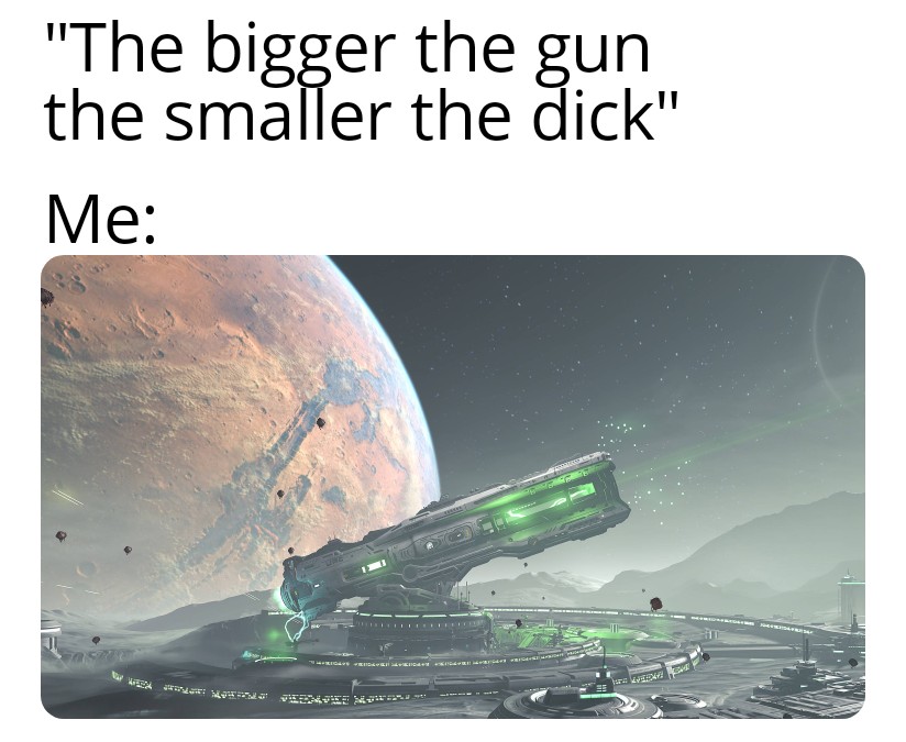 spicy doom memes - "The bigger the gun the smaller the dick" Me