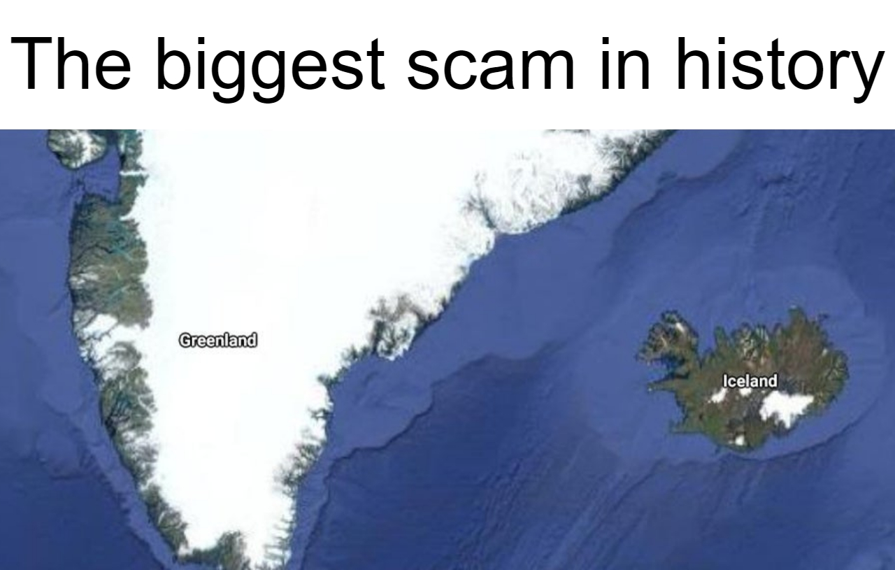 The biggest scam in history Greenland Iceland