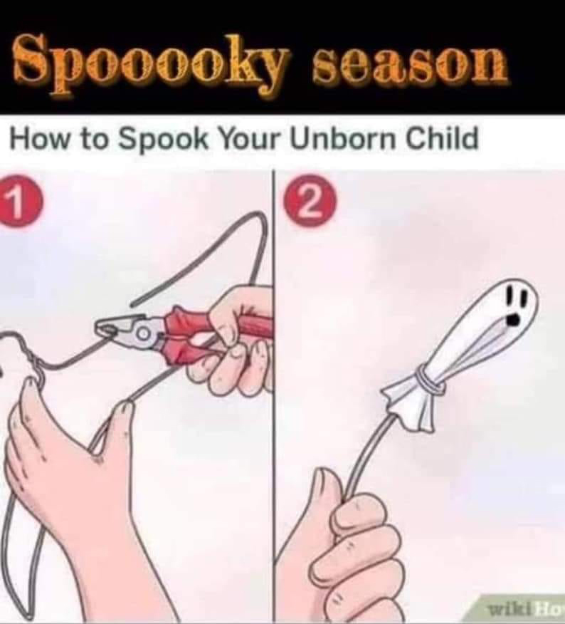 scare an unborn baby - Spooooky season How to Spook Your Unborn Child 1 2 wilci Ho