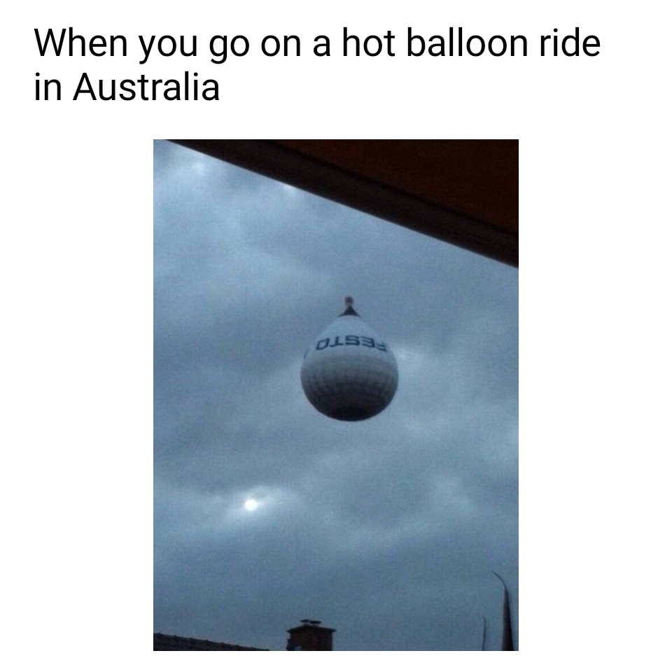 sky - When you go on a hot balloon ride in Australia Olsa,