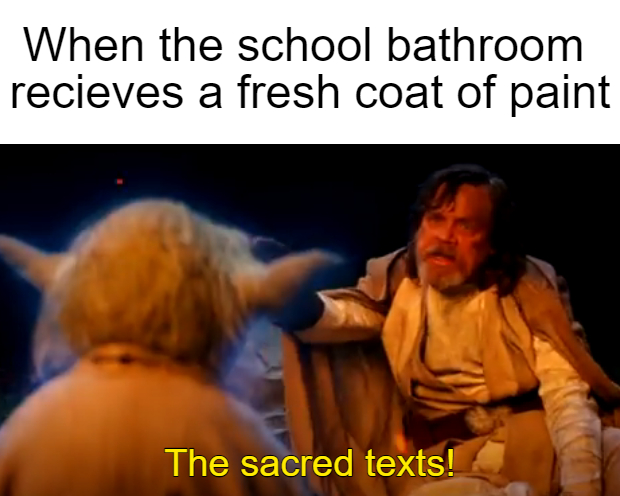 sacred texts gif - When the school bathroom recieves a fresh coat of paint The sacred texts!