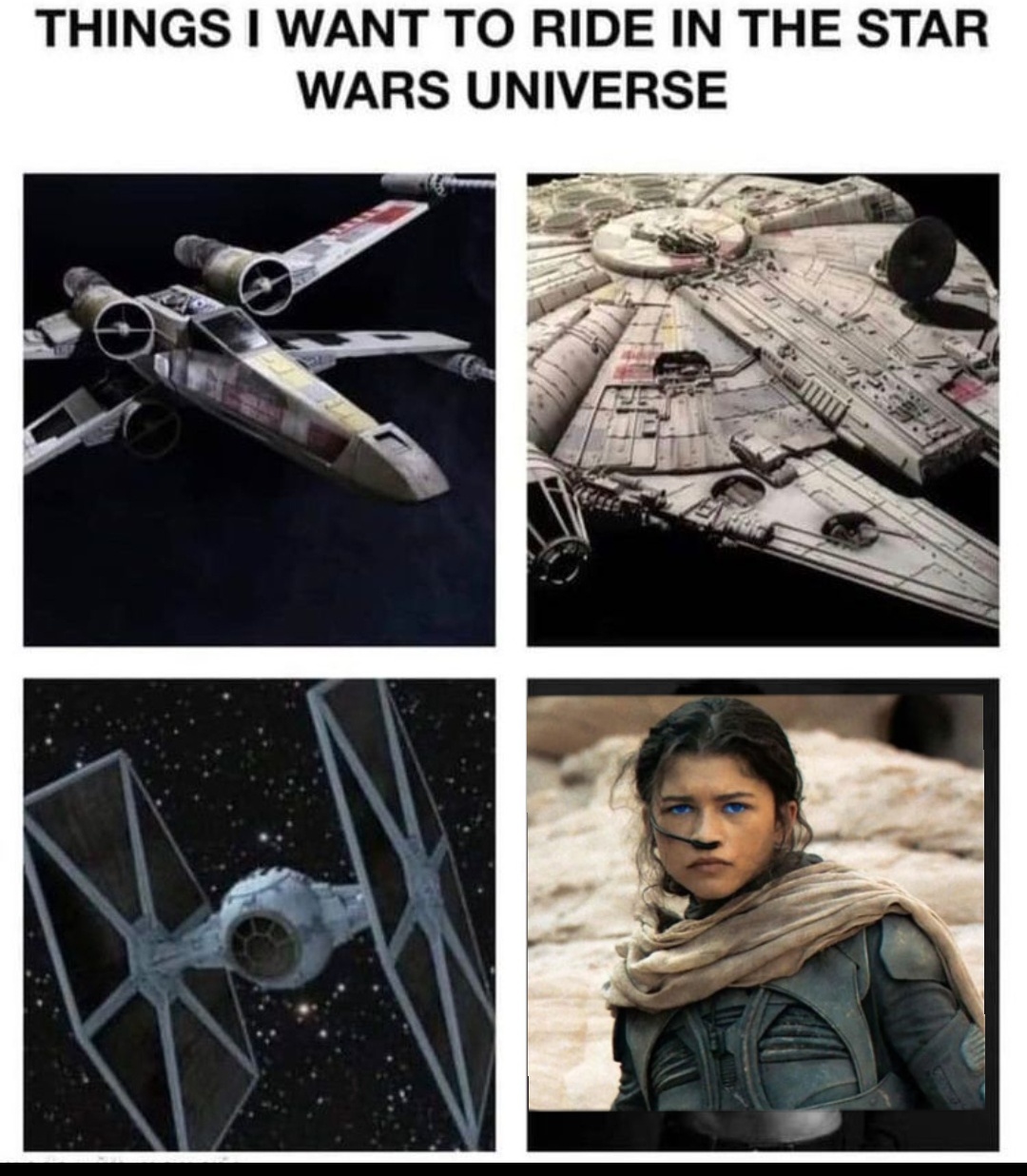 Things I Want To Ride In The Star Wars Universe