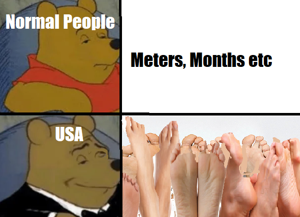 funny memes - dank memes - hand - Normal People Meters, Months etc Usa