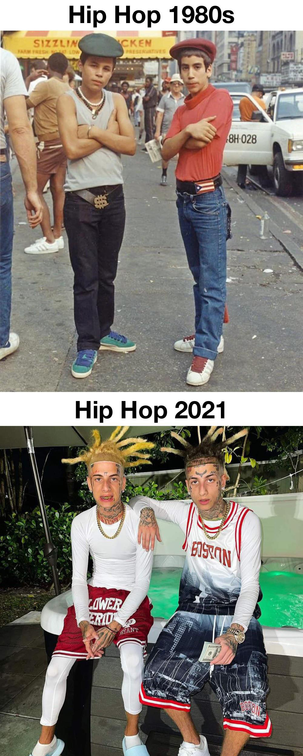 jeans - Hip Hop 1980s Siltung A028 Hip Hop 2021 En Zower Brid
