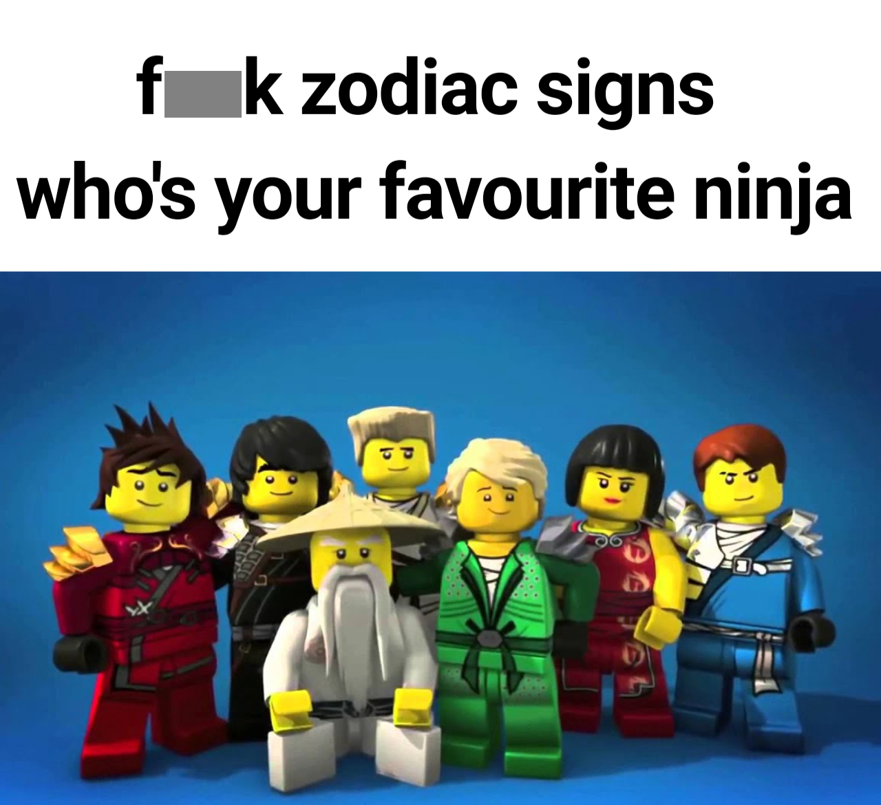 lego ninjago all the ninjas - f k zodiac signs who's your favourite ninja