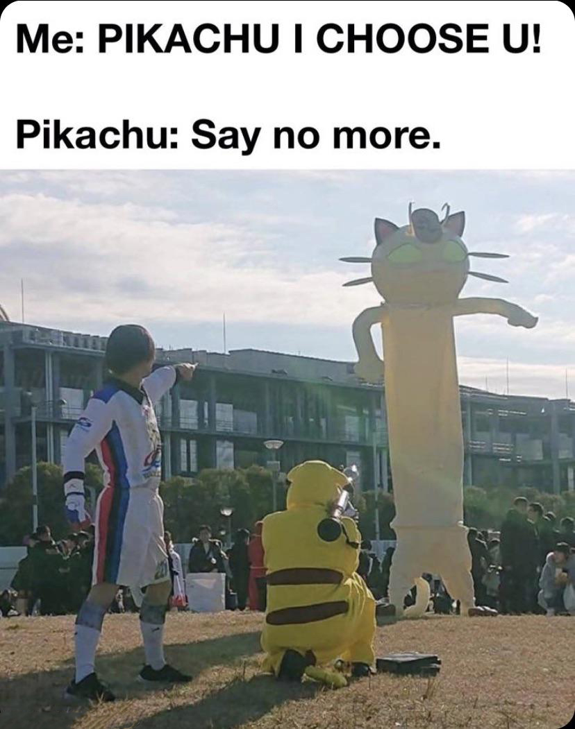 pikachu with a rpg