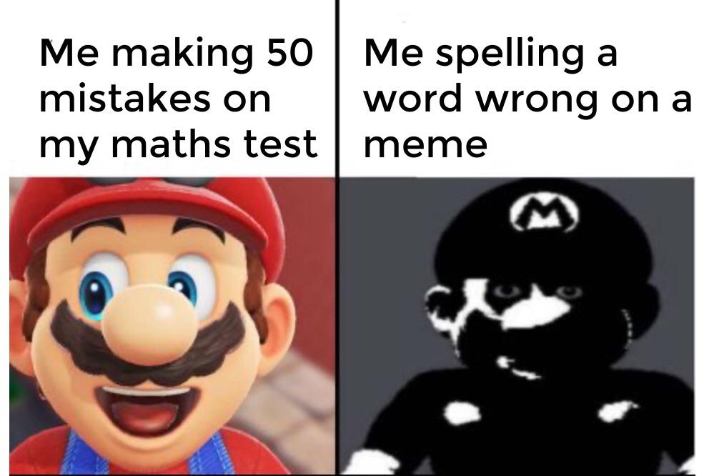 clone wars season 1 3 meme - a Me making 50 Me spelling mistakes on word wrong on a my maths test meme