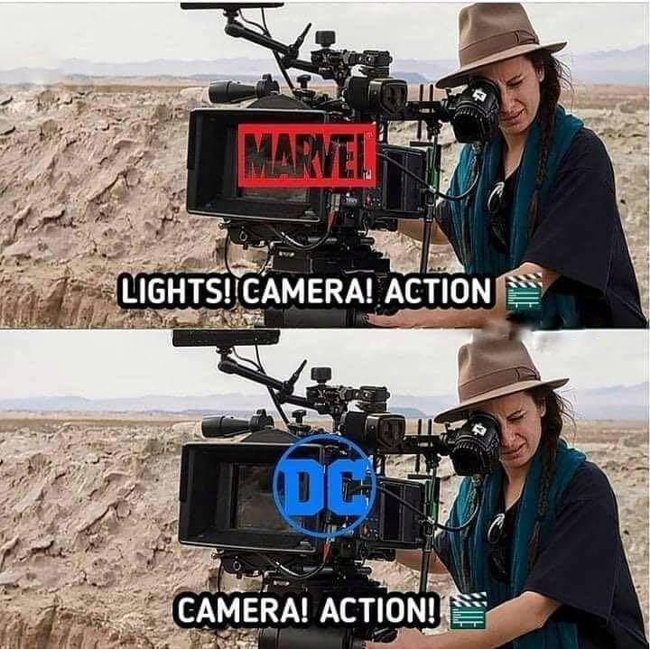 marvel dc lights camera action meme - Marvel Lights! Camera! Action Ht | Oc Camera! Action!