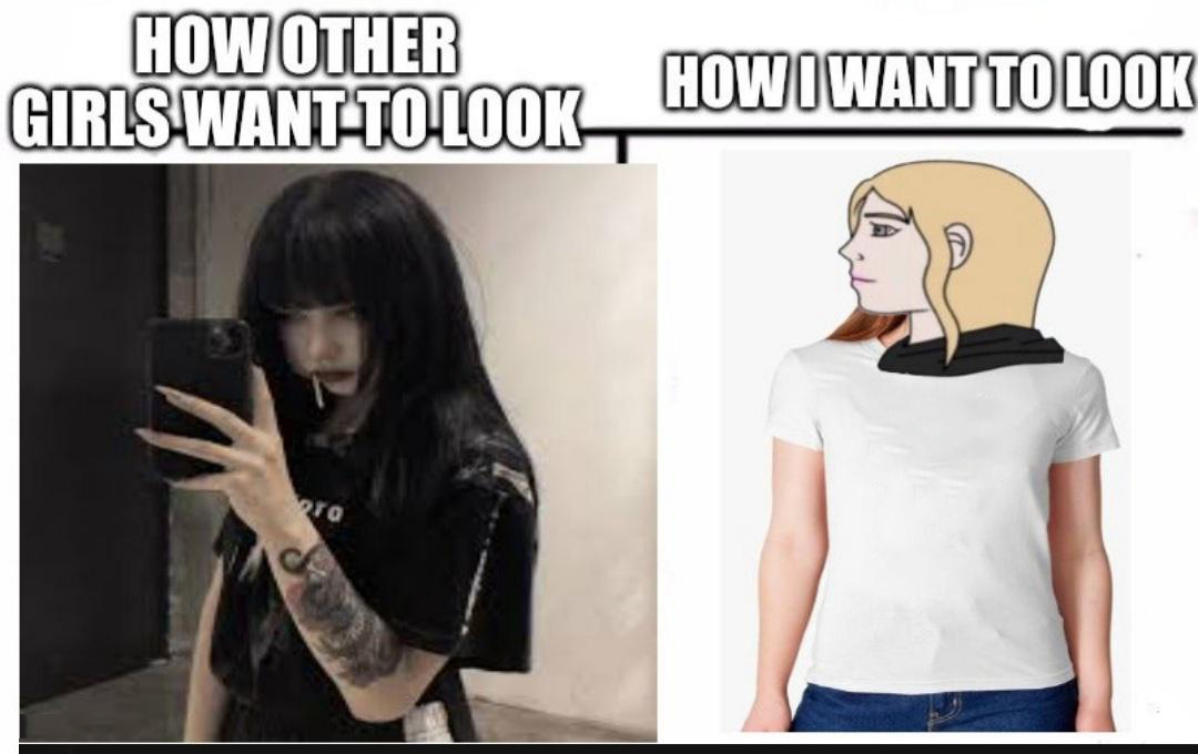 cringeworthy pics - live on this planet anymore - How Other Girls WantToLook How I Want To Look