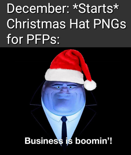 fiu business - December Starts Christmas Hat PNGs for PFPs Business is boomin'!