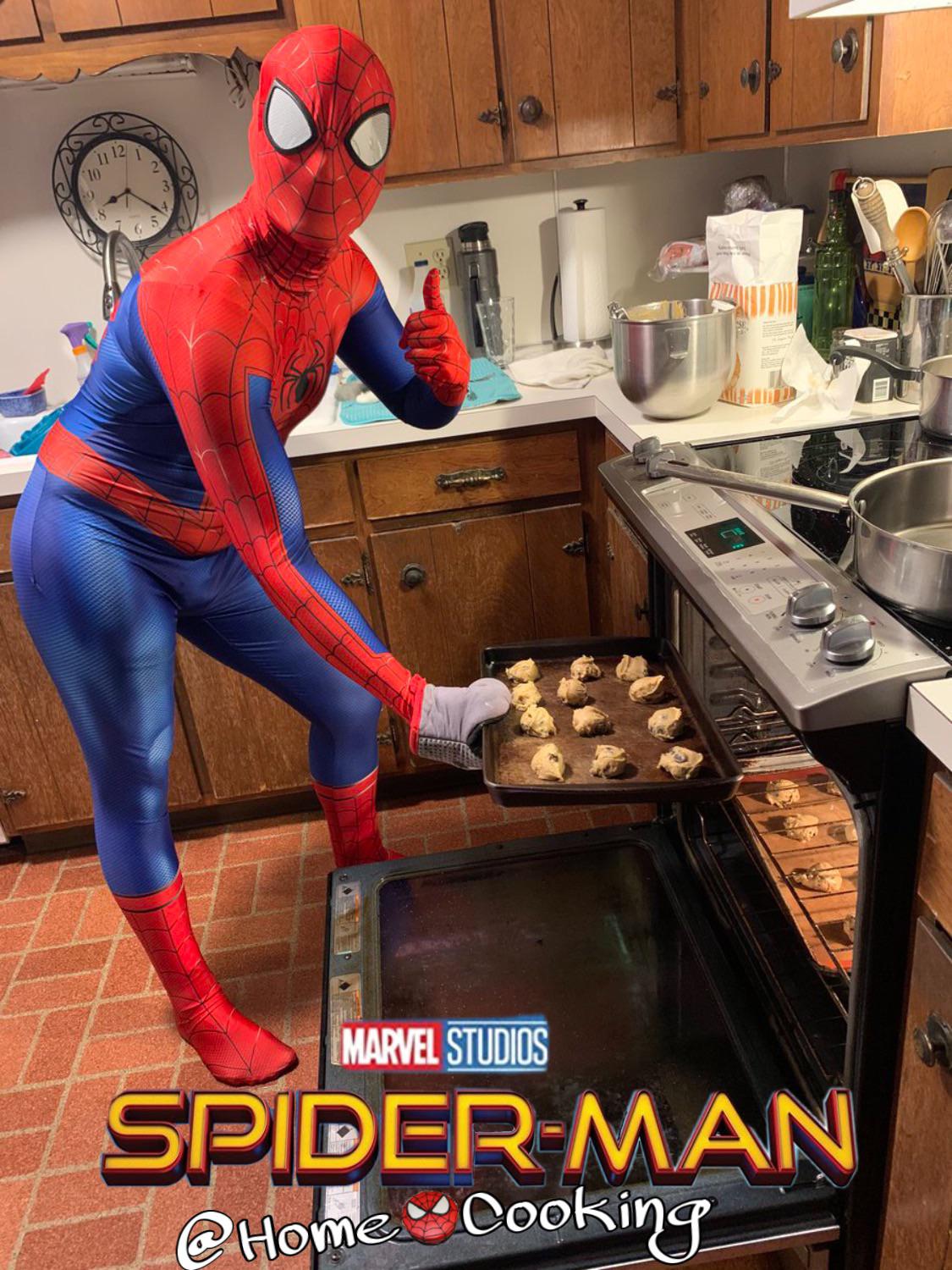 dank memes - spider man cooking - 11 12 1 2 10 Marvel Studios SpiderMan Cooking