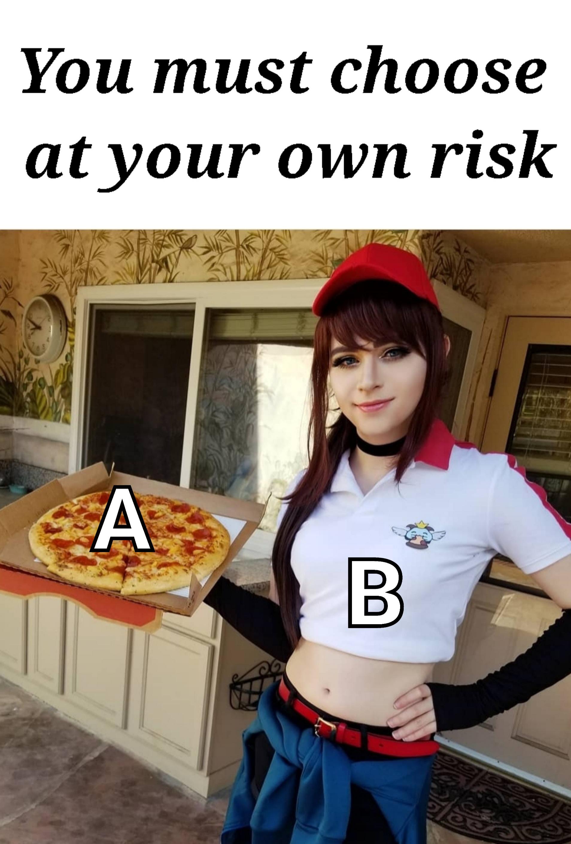 sneaky cosplay - You must choose at your own risk A B