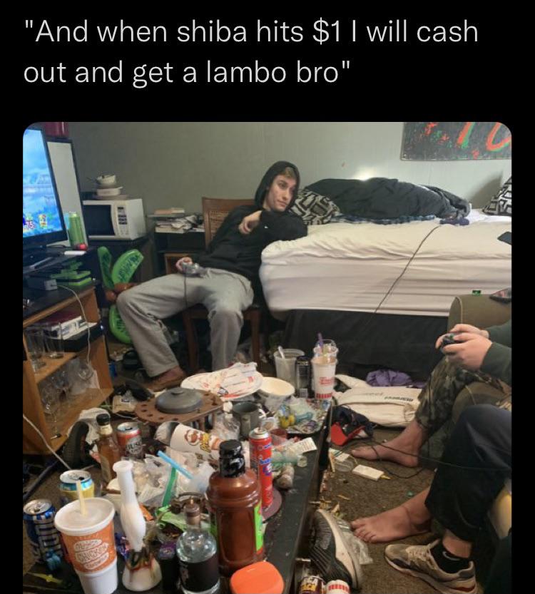 dank memes - yeah bro im just worried about bidens tax plan meme - "And when shiba hits $1 I will cash out and get a lambo bro"