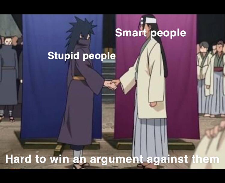 dank memes - kakyoin challenge - Smart people Stupid people Hard to win an argument against them