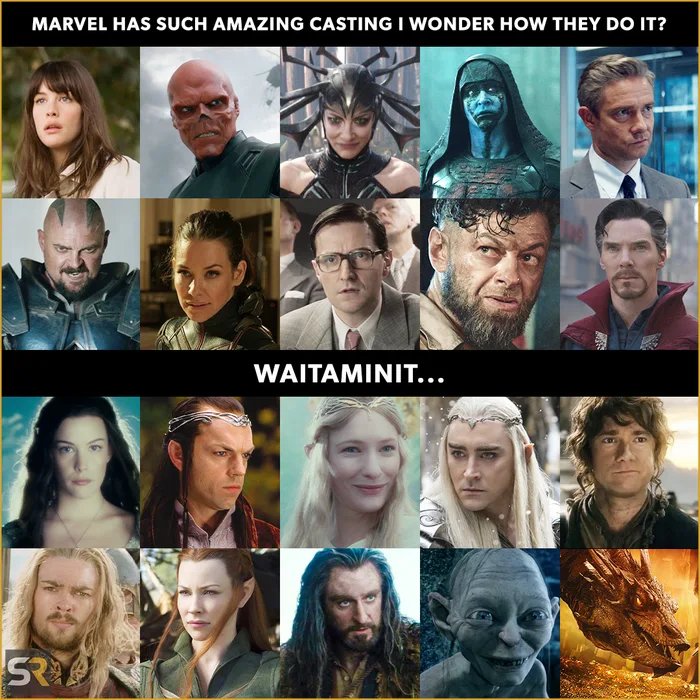 lord of the rings - Marvel Has Such Amazing Casting I Wonder How They Do It? Waitaminit... Ca Srm