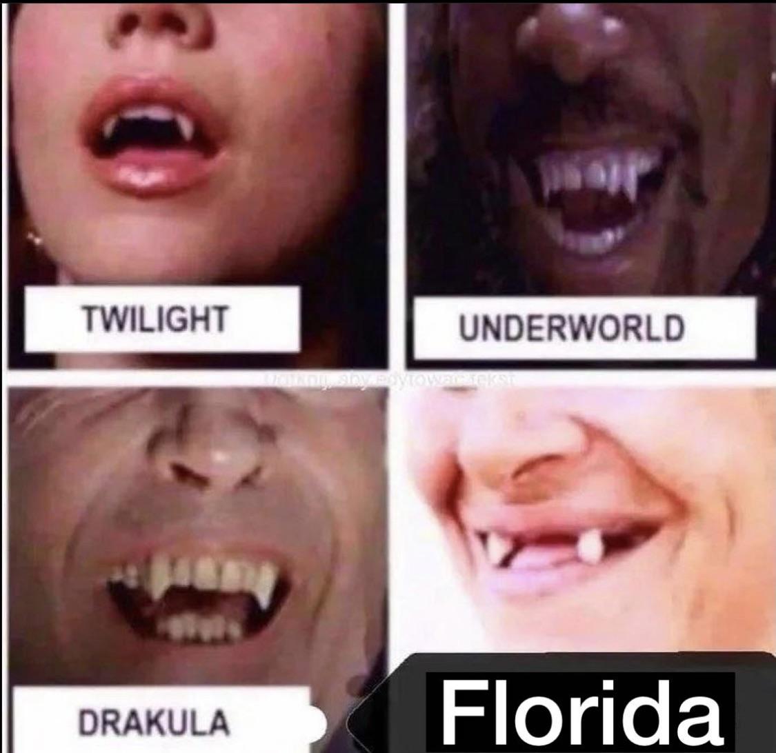 different types of fangs meme - Twilight Underworld Drakula Florida