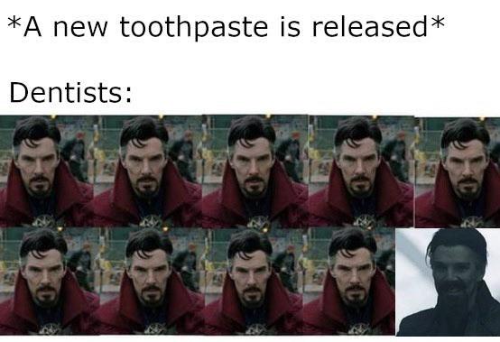 team - A new toothpaste is released Dentists 9