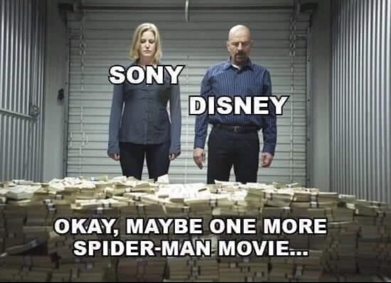 funny memes - dank memes - bobux vs robux - Sony Disney Okay, Maybe One More SpiderMan Movie...