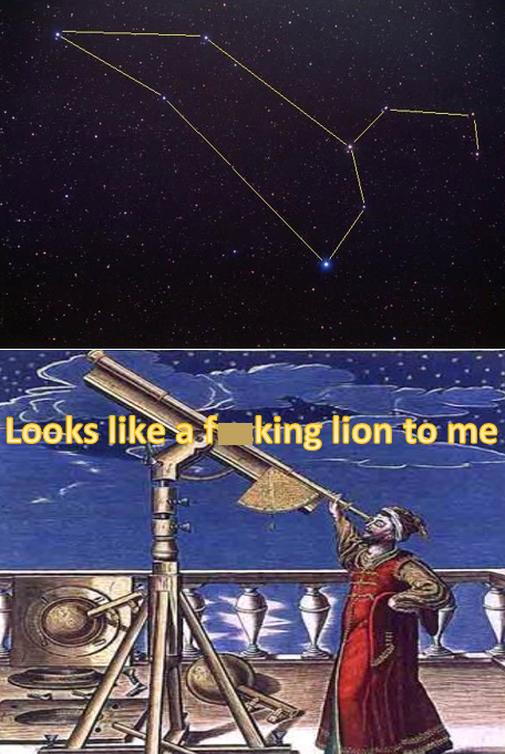 ancient greek astronomy - Looks at king lion to me