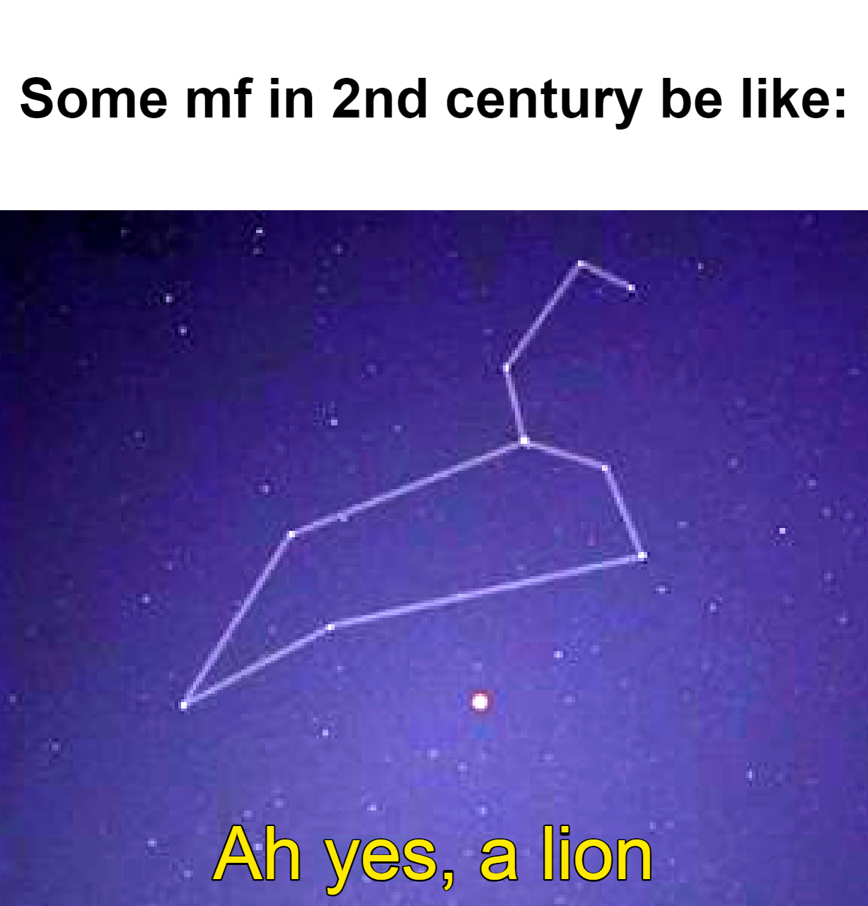 atmosphere - Some mf in 2nd century be Ah yes, a lion