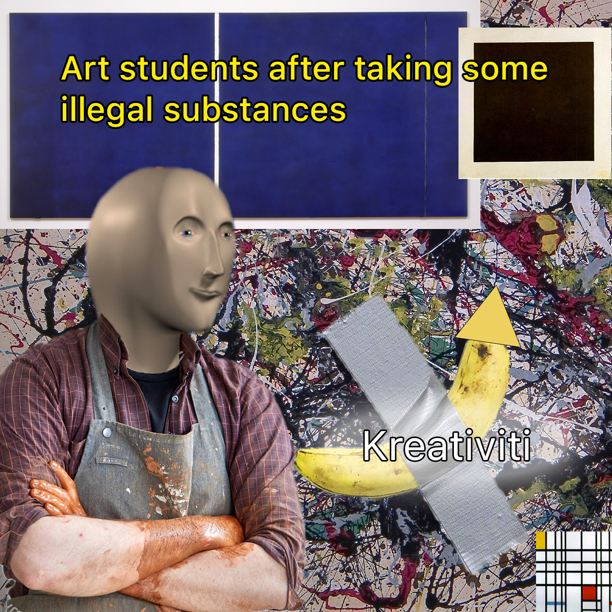 number 48 - Art students after taking some illegal substances Kreativiti
