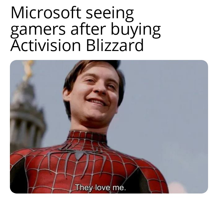 microsoft dynamics - Microsoft seeing gamers after buying Activision Blizzard They love me.