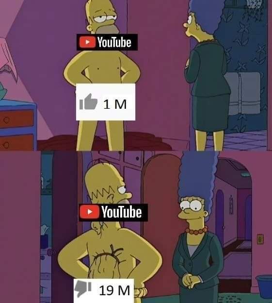 homero simpson meme - YouTube 1M YouTube 19 M