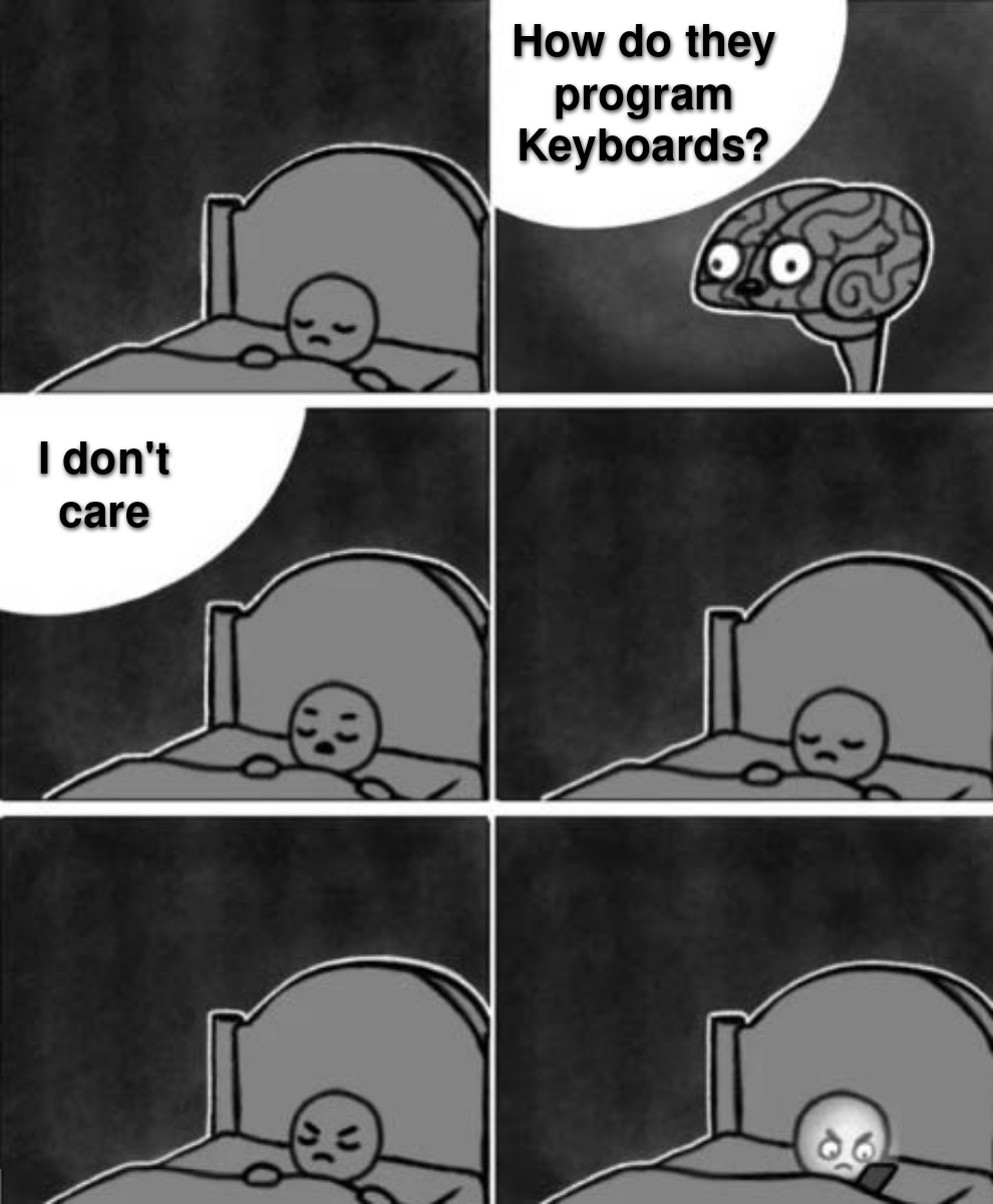 log4j toaster meme - How do they program Keyboards? I don't care
