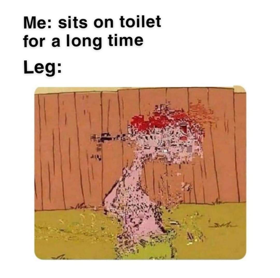 ed edd n eddy low iron meme - Me sits on toilet for a long time Leg a
