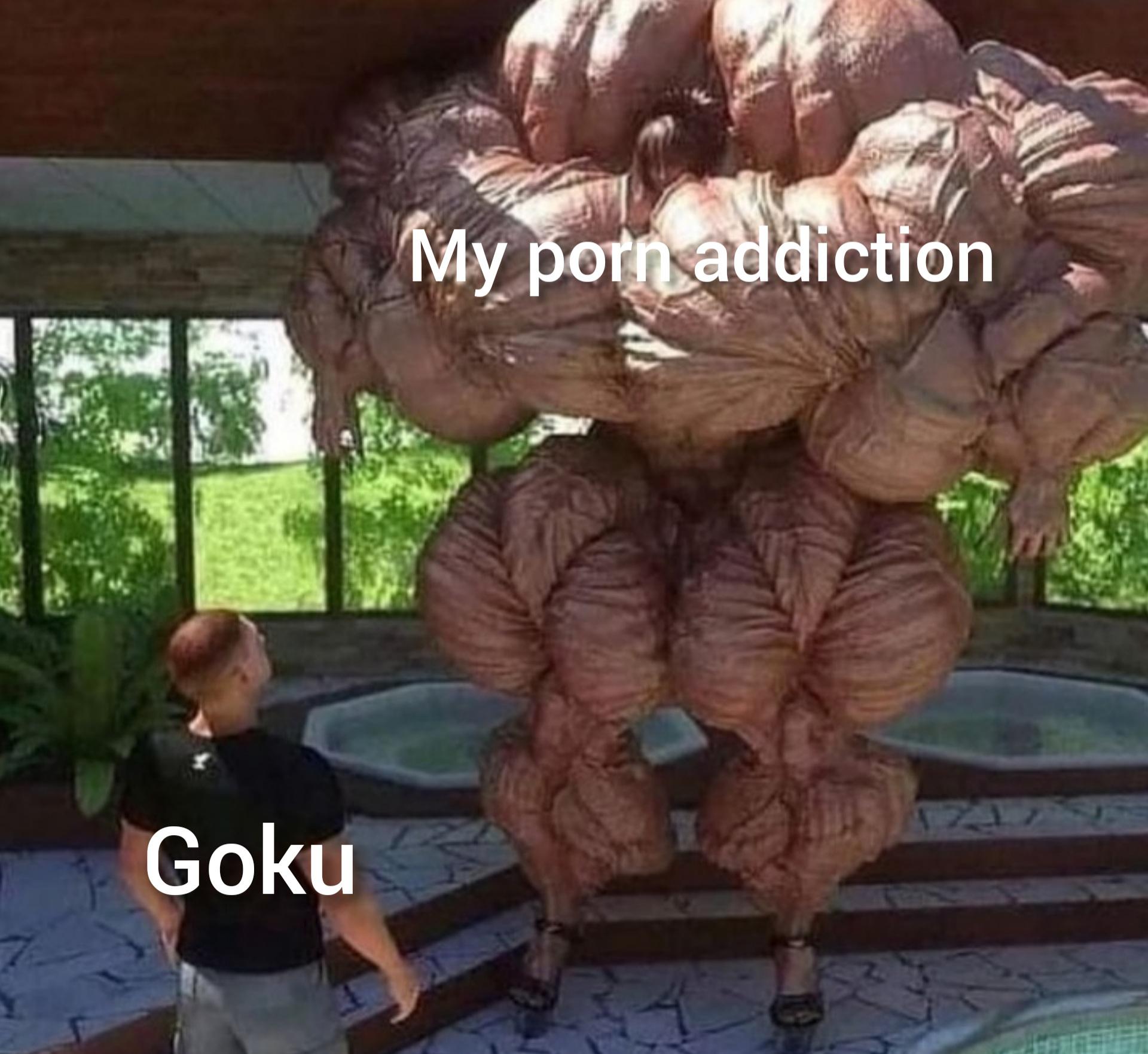 pickle memes - My porn addiction Goku