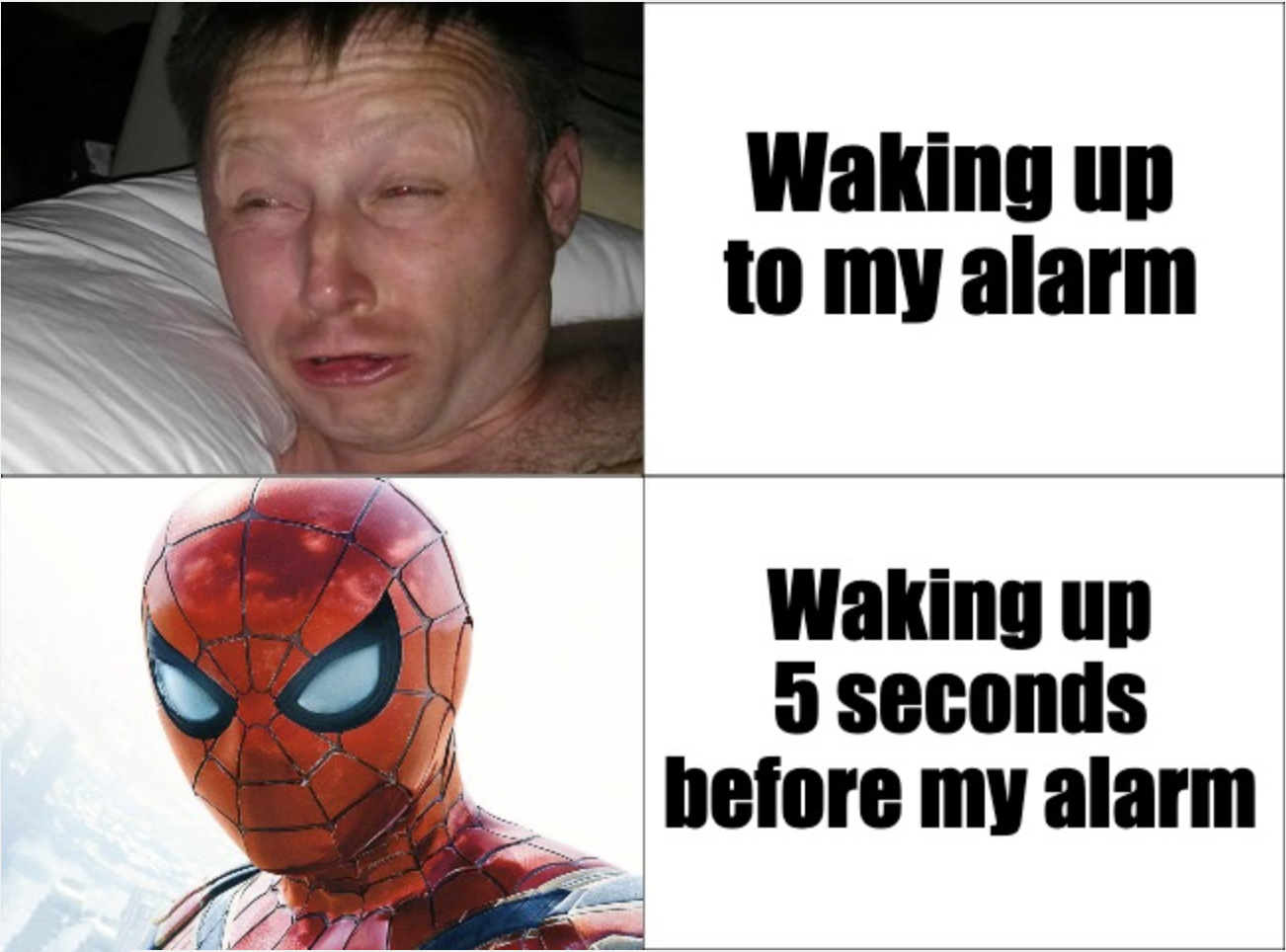 dank memes - funny memes - head - Waking up to my alarm Waking up 5 seconds before my alarm
