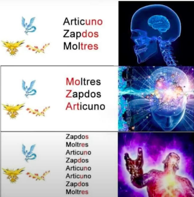 dank memes - time was invented by clock companies - Articuno Zapdos Moltres Moltres Zapdos Articuno Zapdos Moltres Articuno Zapdos Articuno Articuno Zapdos Moltres