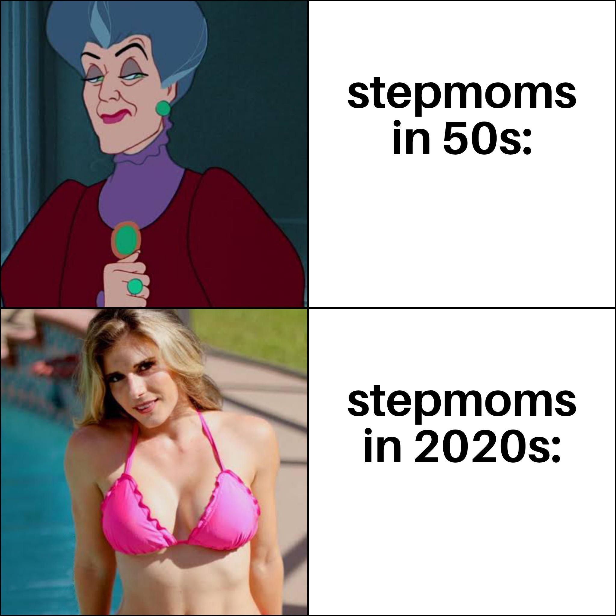 funny memes - dank memes - shoulder - stepmoms in 50s stepmoms in 2020s