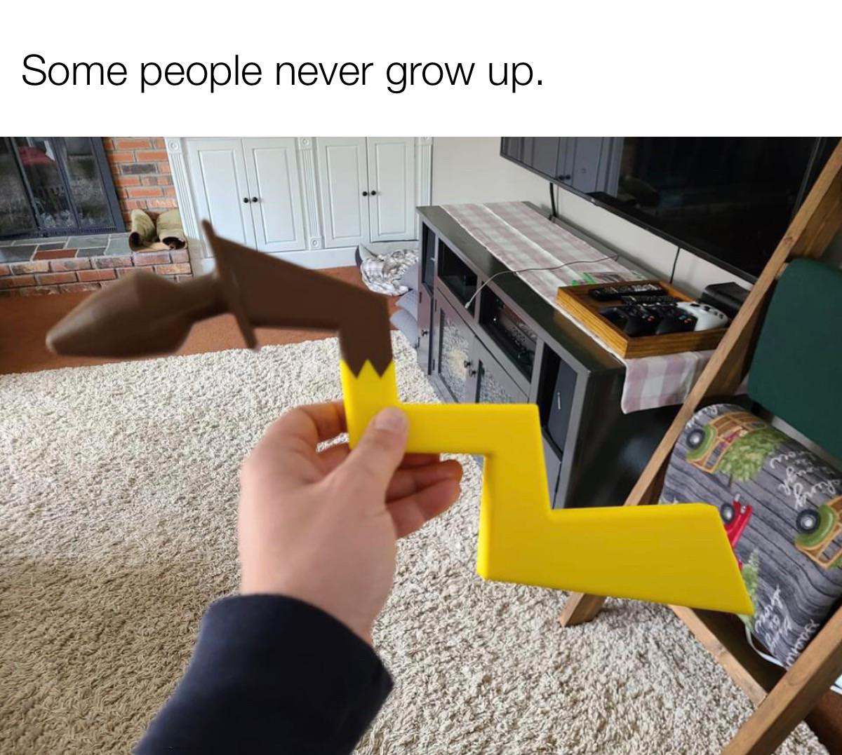 dank memes - desk - Some people never grow up.