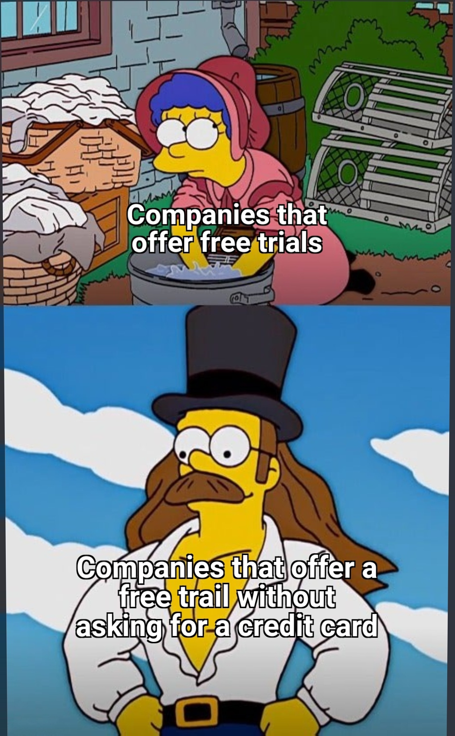 funny memes - dank memes - stupid sexy flanders - 0 Companies that offer free trials Companies that offer a free trail without asking for a credit card