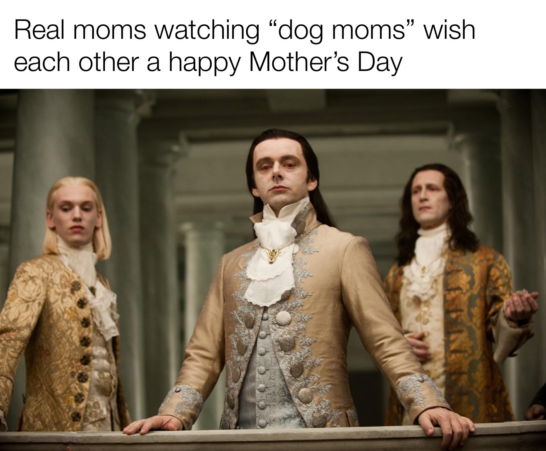 Funny memes - tesla owners meme gas shortage - Real moms watching dog moms wish each other a happy Mother's Day