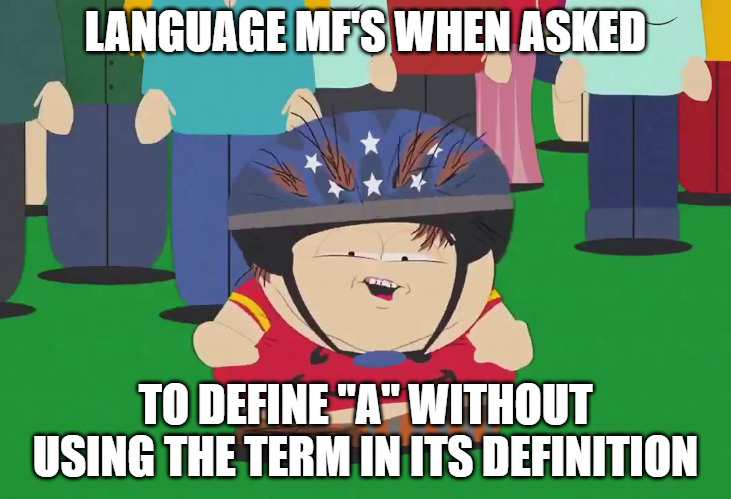 dank memes - cartman special olympics montage - Language Mfs When Asked To Define